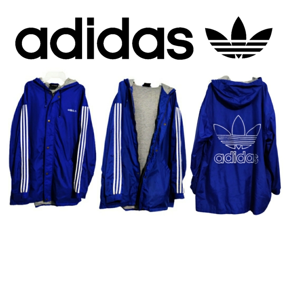 Adidas Vintage Late 90s (1997-1998) Waterproof Rain Jacket